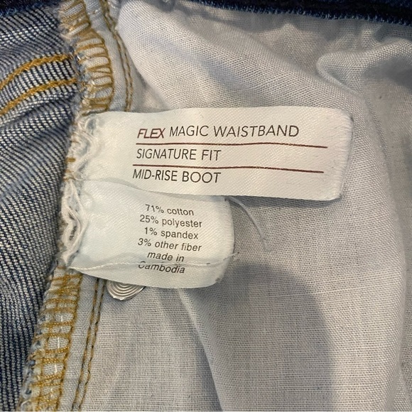 Lane Bryant women's plus size 22 signature fit flex waist mid-rise boot Jeans - Picture 9 of 10